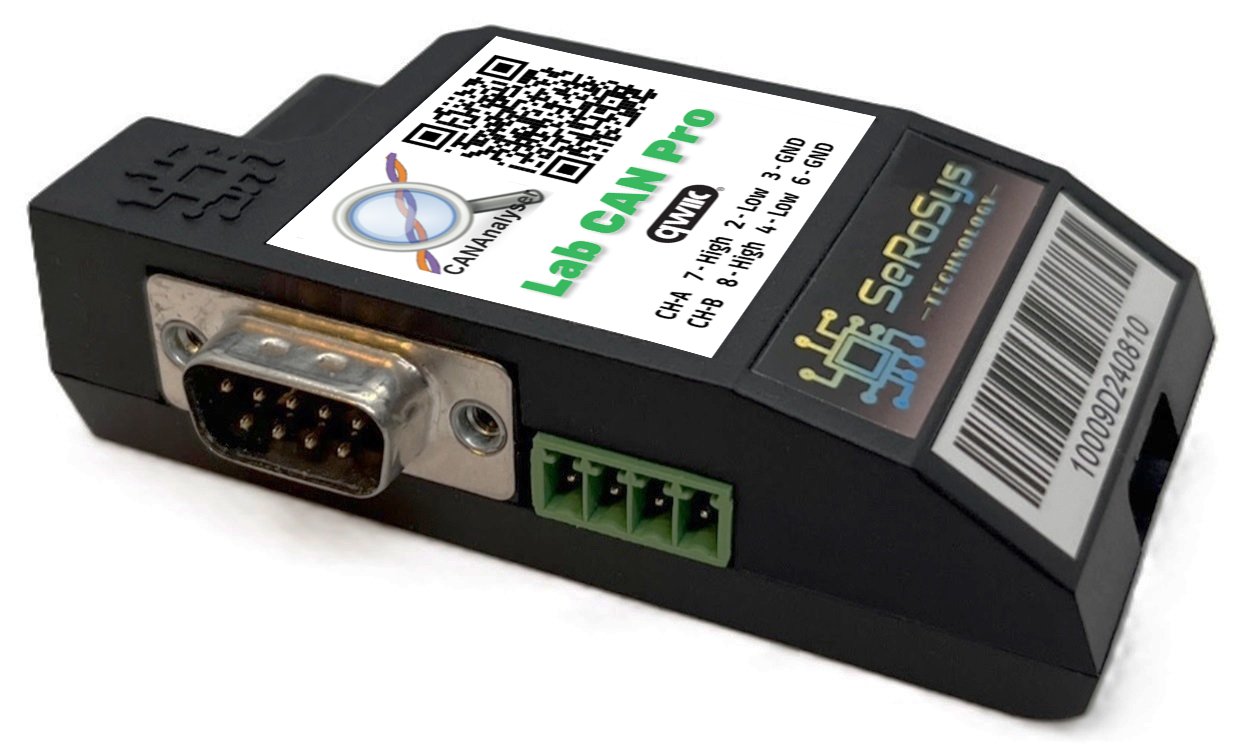 Serosys Lab CAN Pro · CAN interface